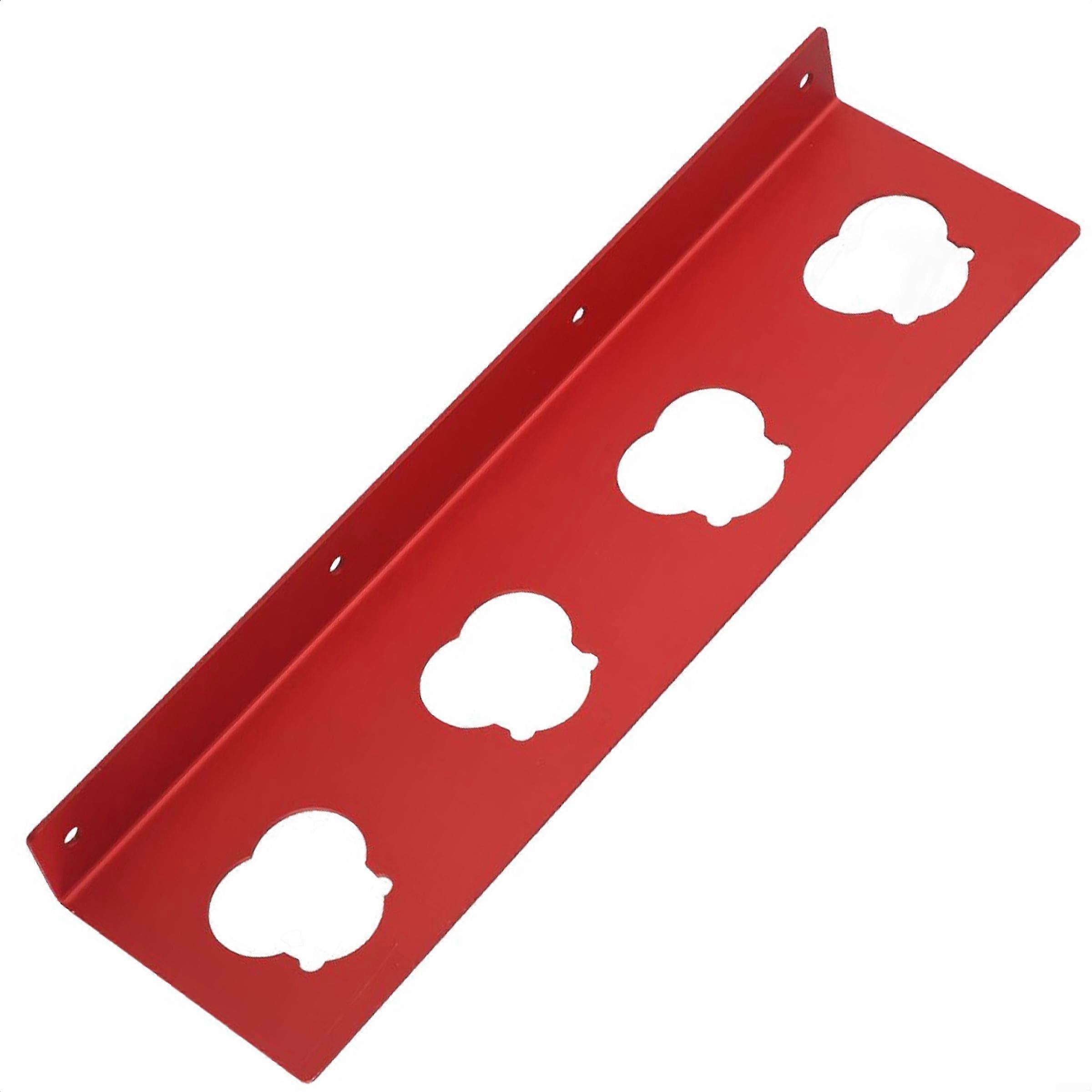 Battery Holder, CNC Plasma Cut, Powder Coated, Secure And Easy Access, 1 Pc, Wrinkle Red