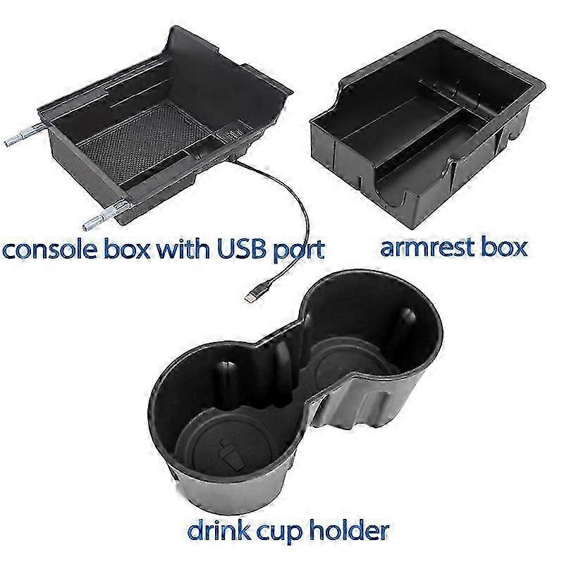 For Tesla Model 3 Y 2021 2022 Center Console Central Armrest Storag...