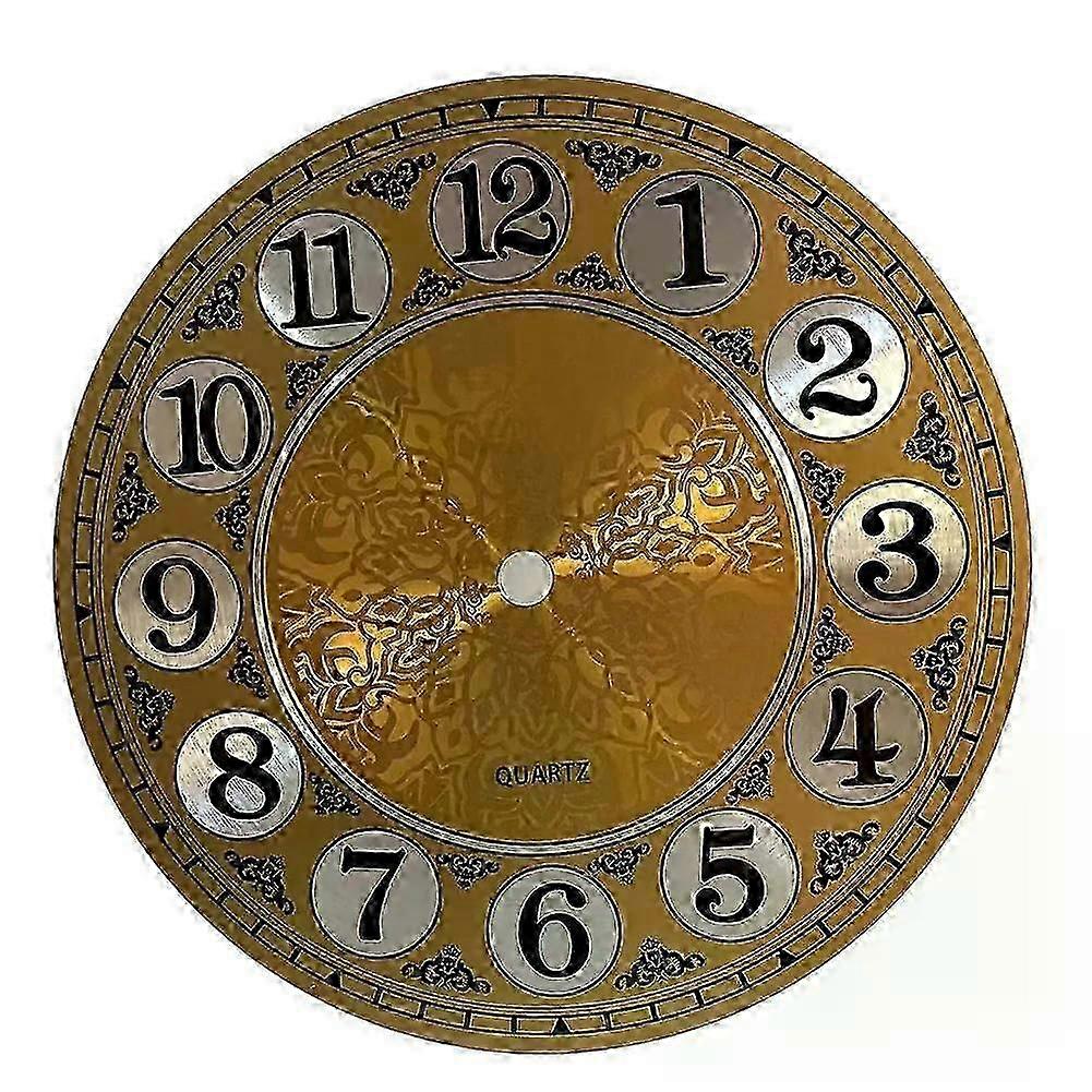 7 In Diameters 180mm DIY Quartz Wall Clock Dial Face Metal Design D...