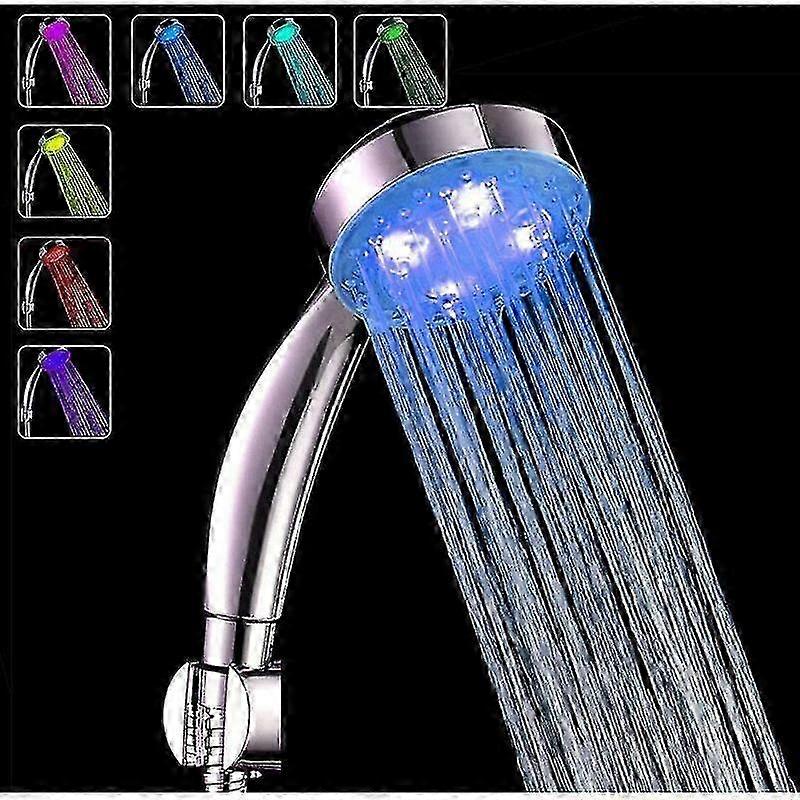 Led Color Changing Shower Head, 7 Colors Handheld Led Shower Head Bathroom 2025