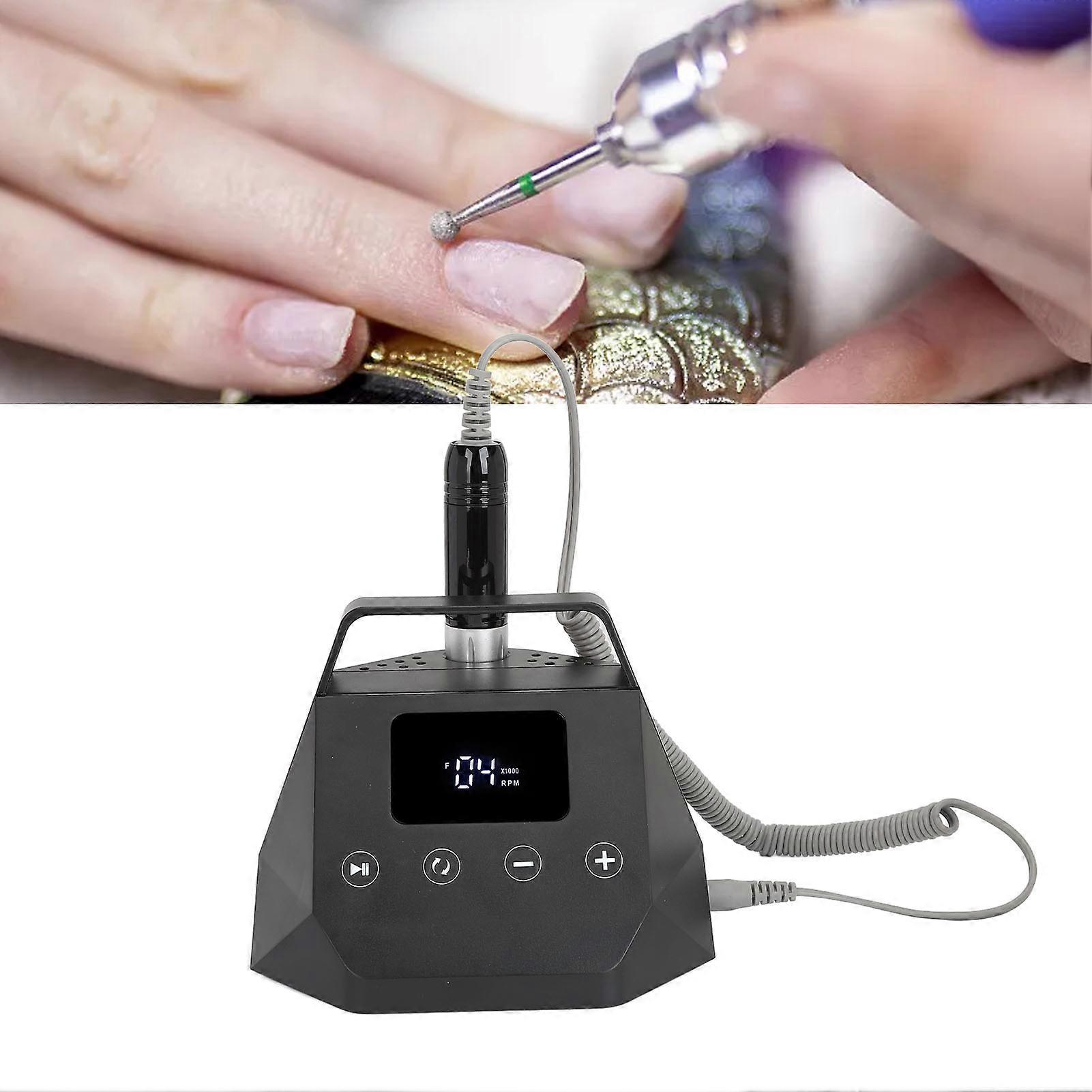 Electric Nail Drill Machine 35000RPM Quick Removal with 6 Bits EU Plug