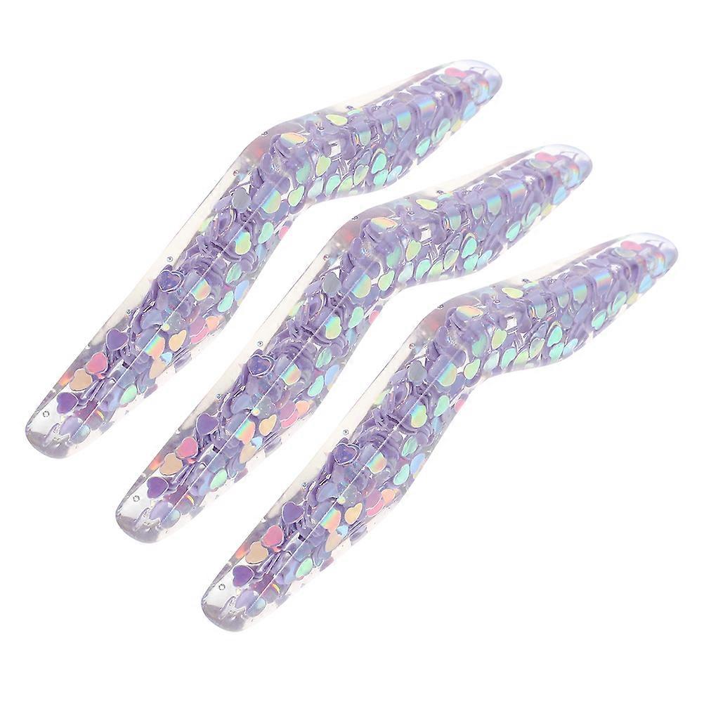 Bookmarks Thumb Ring for Home Reading Resin Purple Mark Pages 3Pcs