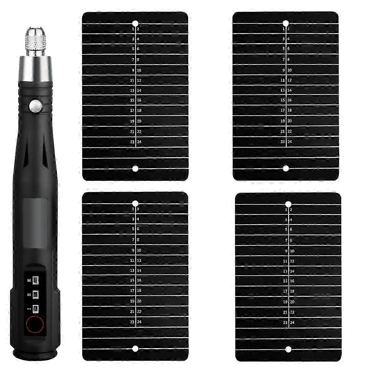 Electric Four-Plate Engraving Set with Fire, Rust-Resistant Software and Hardware Wallets