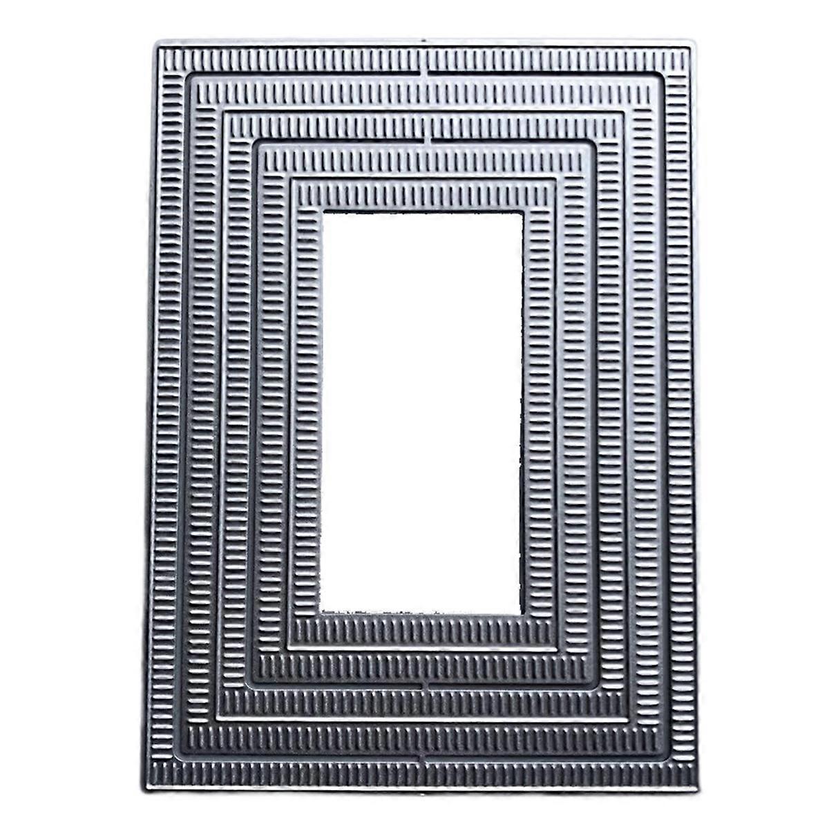 Rectangle Border Metal Cutting Dies,Card Making and Scrapbooking Templates for DIY Greeting Cards,Embossing Stencils