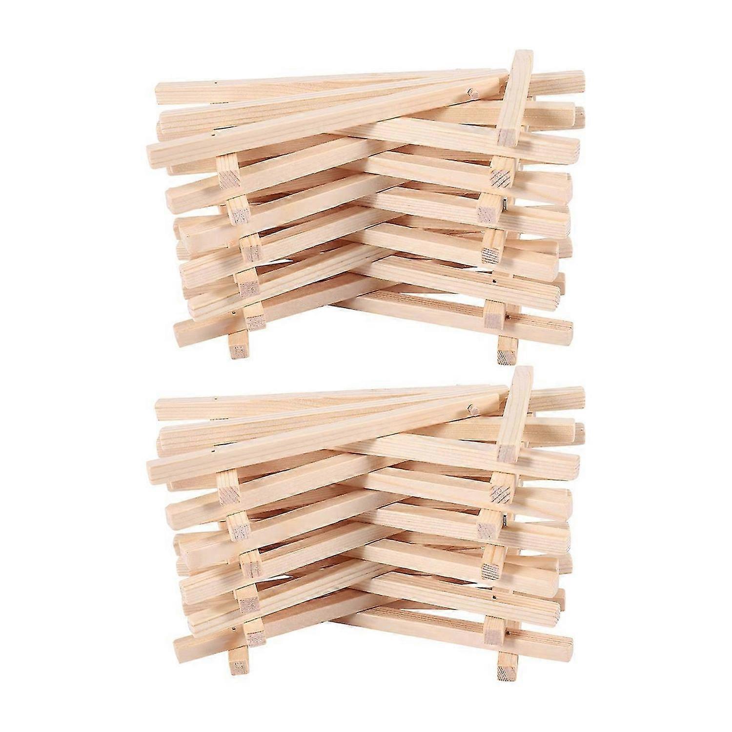 24 Pack Mini Wood Display Easel Wood Easels Set For Paintings Craft