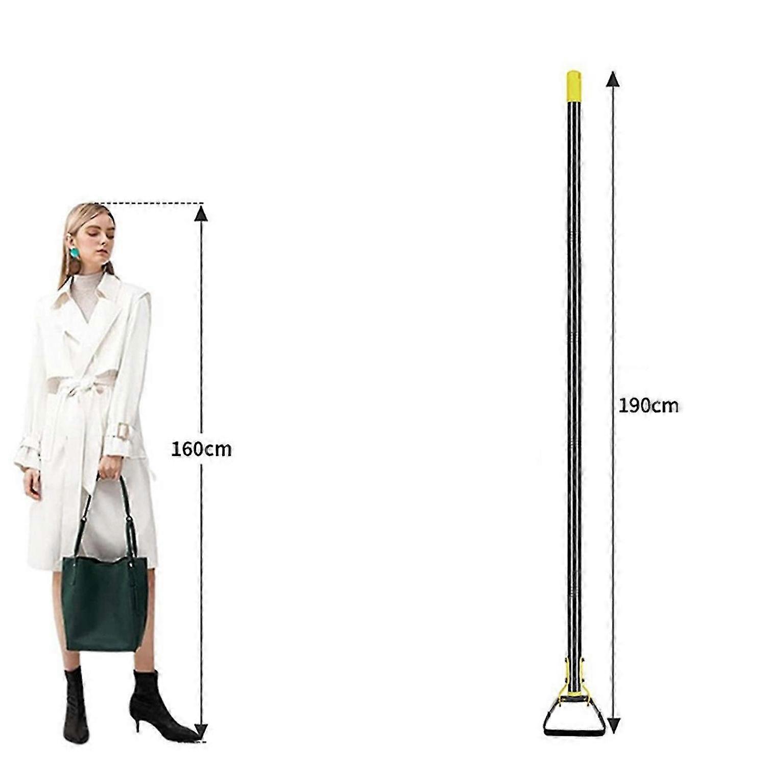 Action Hoe for Weeding Stirrup Hoe Tool for Garden 1.9m