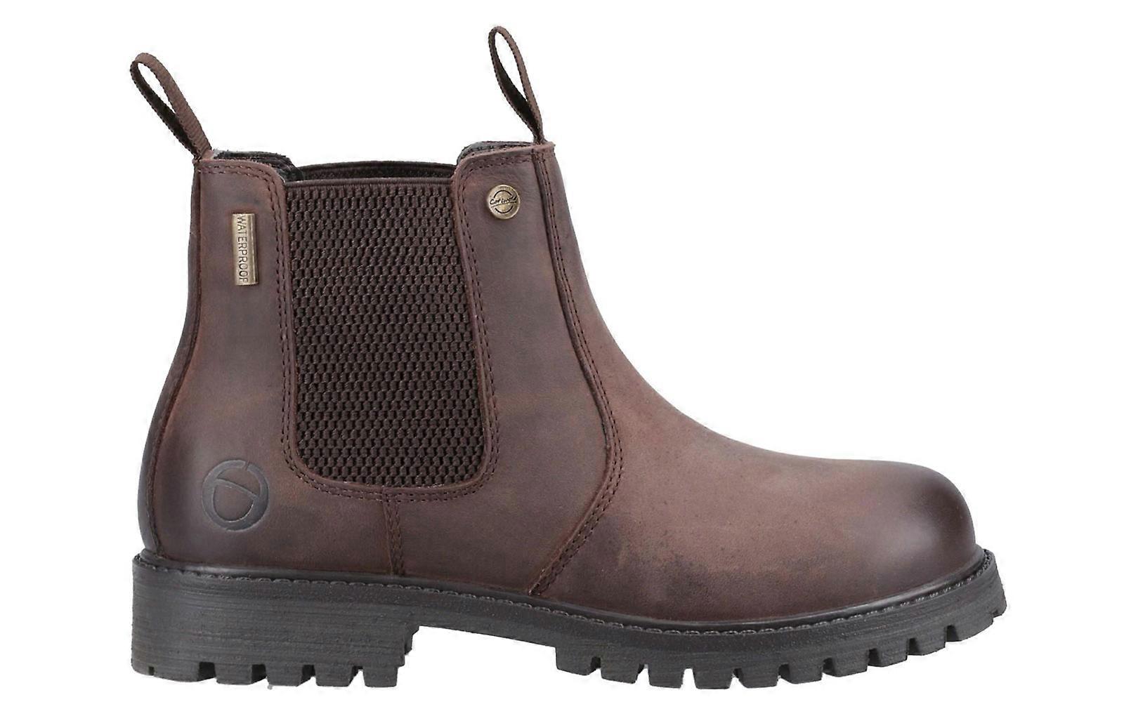 Cotswold Aston Waterproof Kids Boots Brown