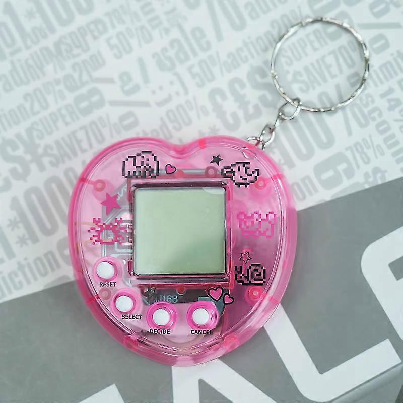 Transparent Handheld Electronic Pet Game Console - Funny Virtual Digital Cyber Toy Gift f
