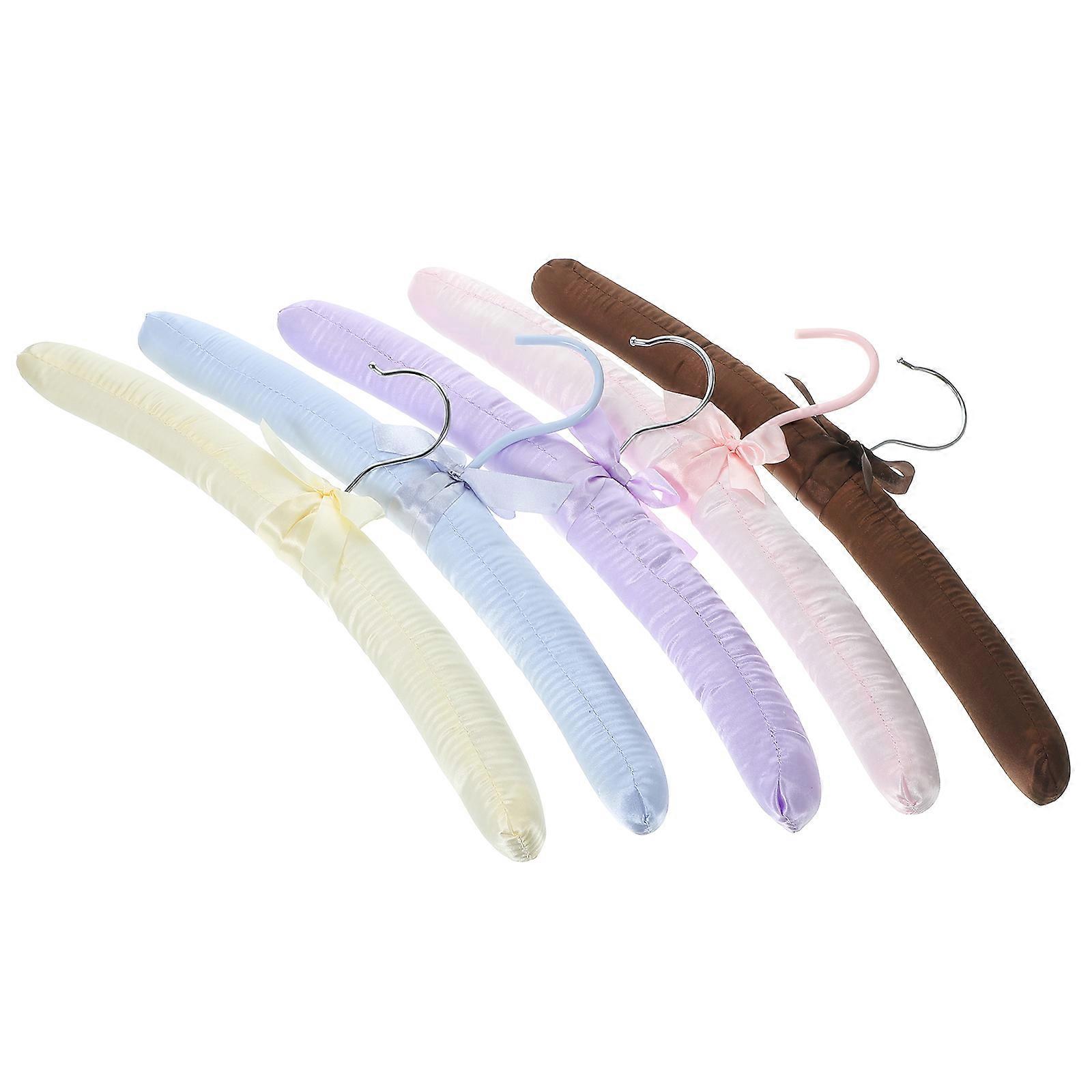 Clothes Hanger Metal Cloth Anti-Slip Hangers Set 5Pcs for Home