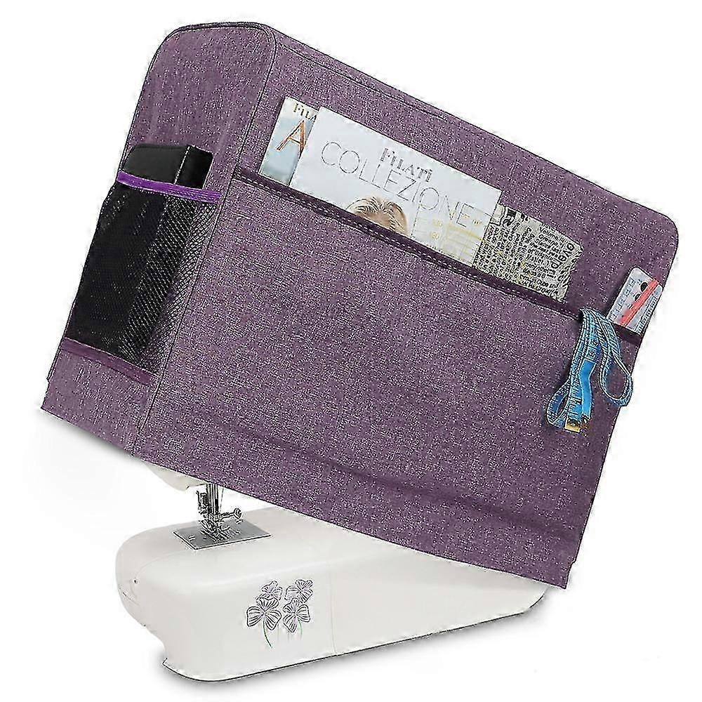 Sewing Machine Dust Cover With 3 Pockets, Anti-dust Cover For Most Standard Sewing Machines