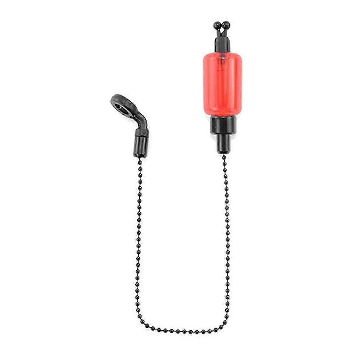Fishing Chain Alert Alarm Hanger Carp Rod Strike Indicator Ideal for Outdoor Fishing Enthusiasts Red