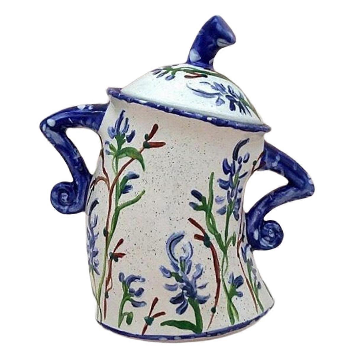 Resin Crafts with Attitude Cup Fork and Tilt Head Fun Shape Cup Home Daily Desktop Decoration Blue