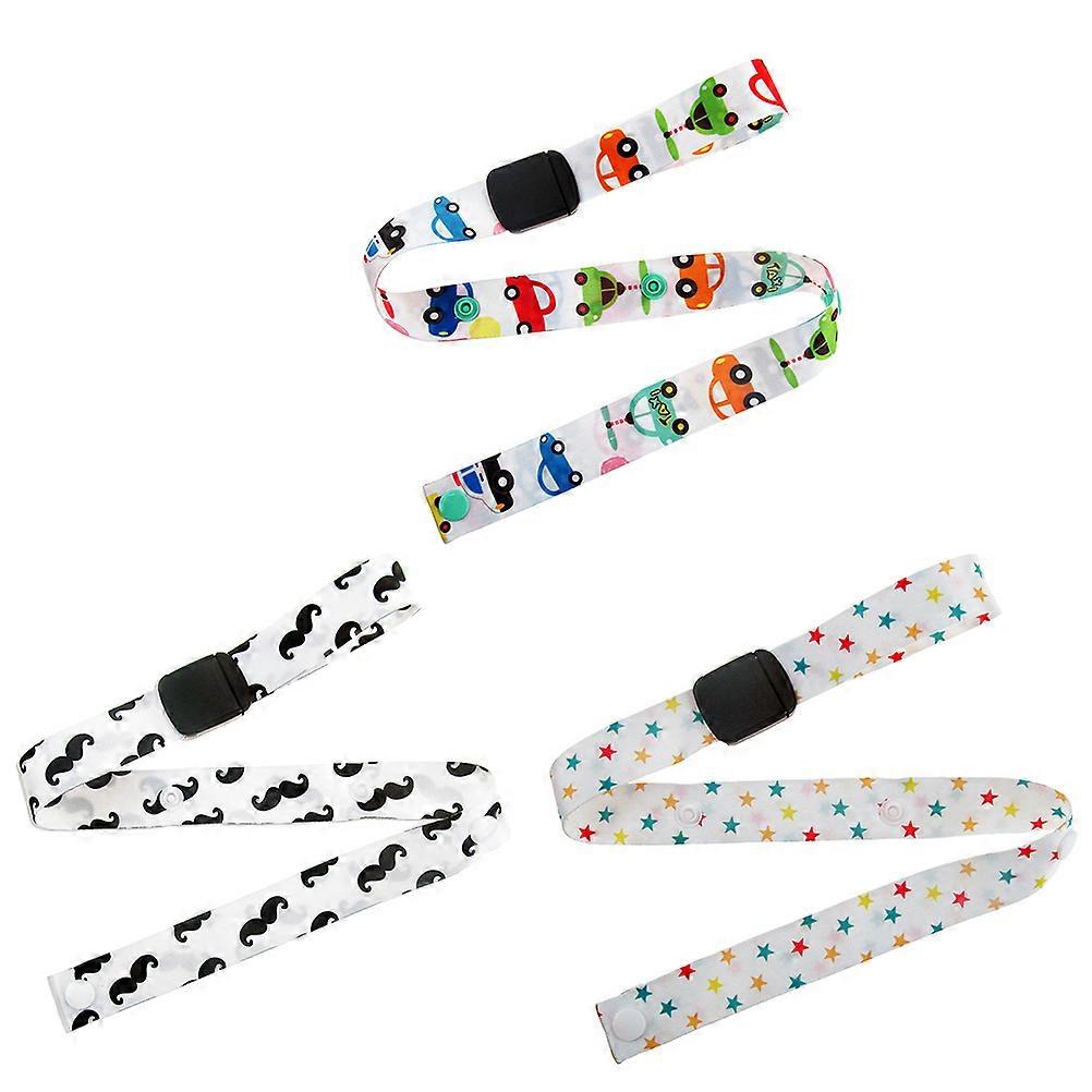 Baby Bottle Strap Sippy Cup Holder for Preventing Loss 3Pcs Assorted Colors