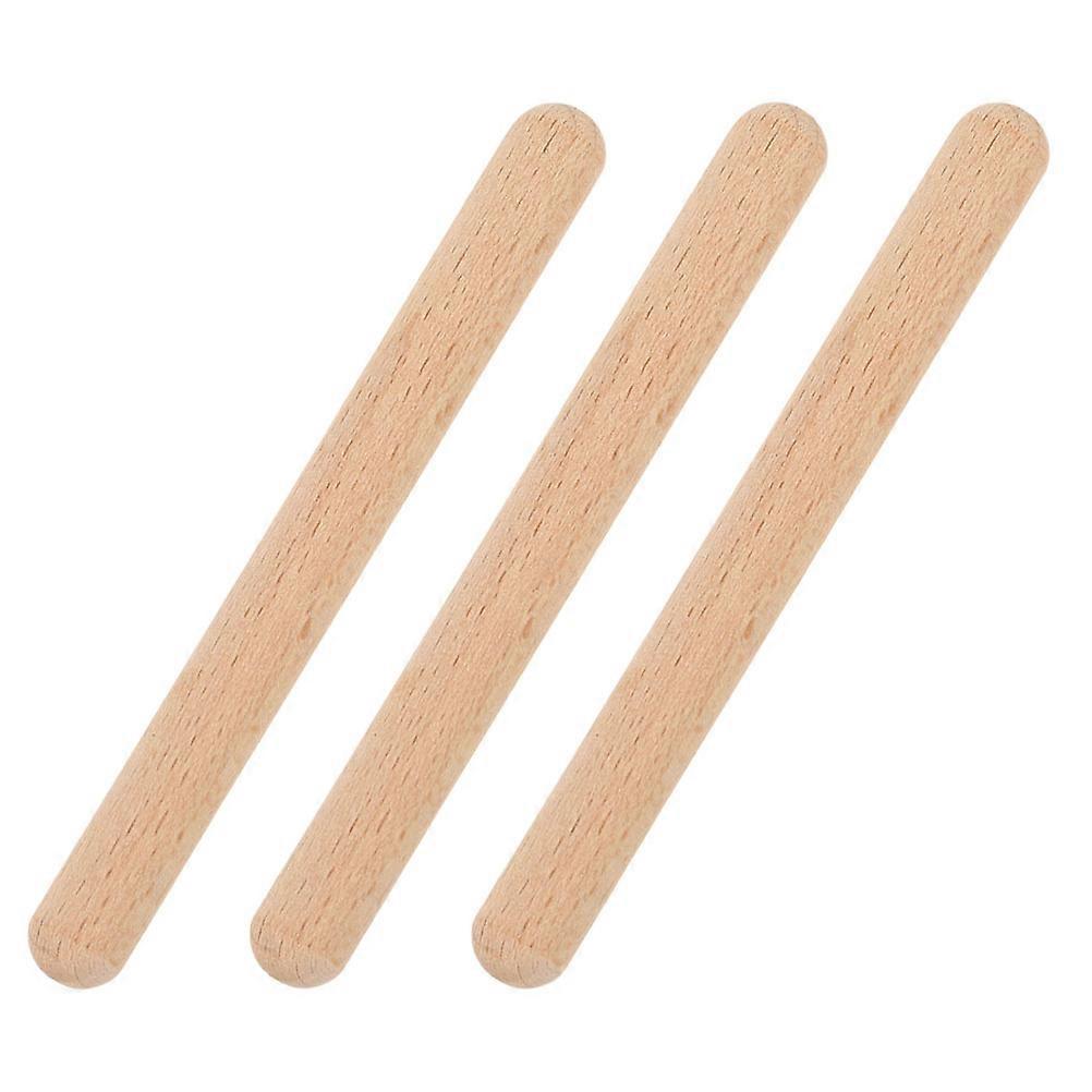 Erhu Beech Wood Silencers for Practice 6Pcs Portable Khaki Mutes Set