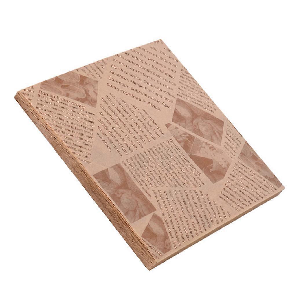 Heat Resistant Hamburgers Baking Paper for Kitchen Use 500Pcs Silicone Snack Sheets