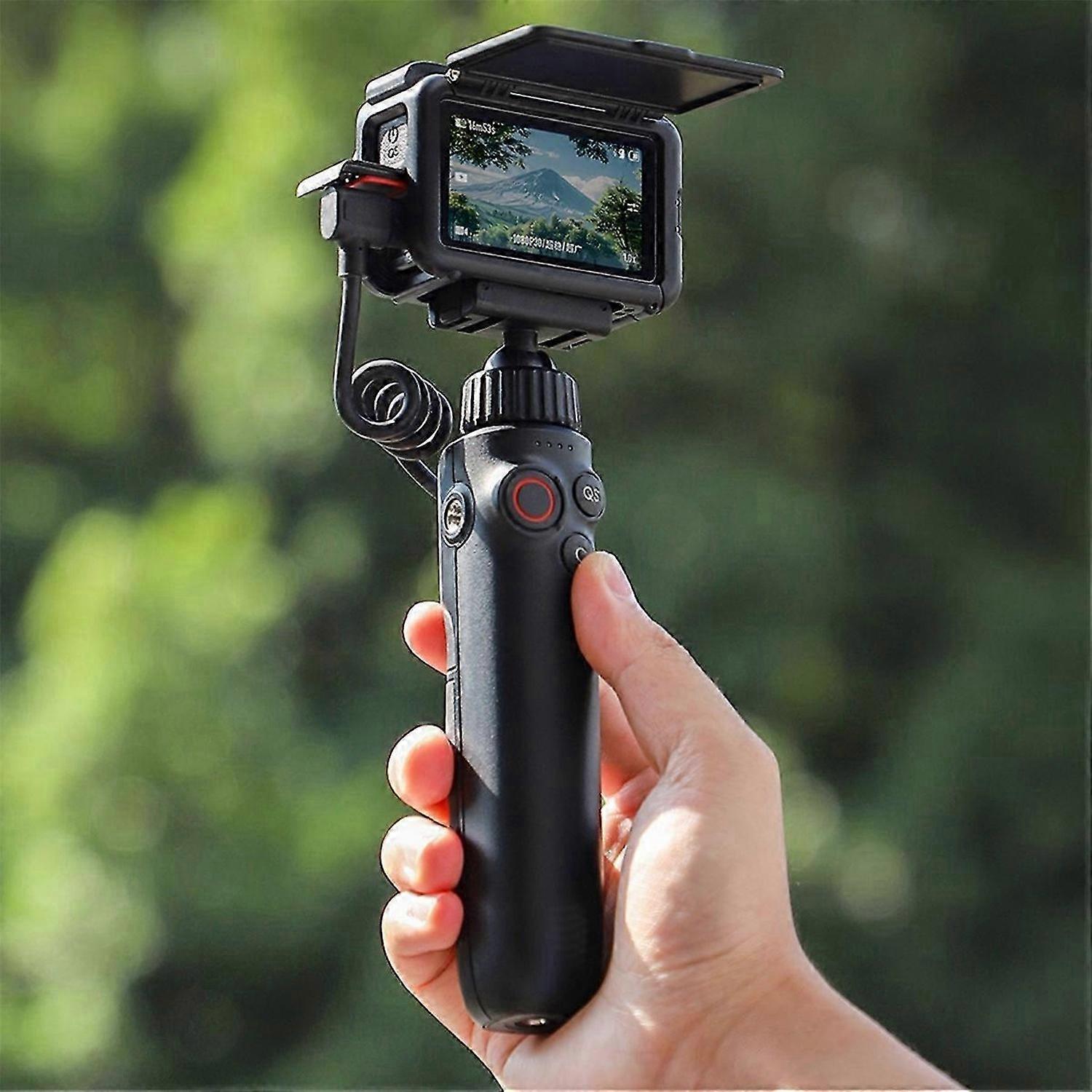Cage for Action 5 Pro/4/3 Protective Case Quick Release Adapter Expansion Frame with Camera Hood