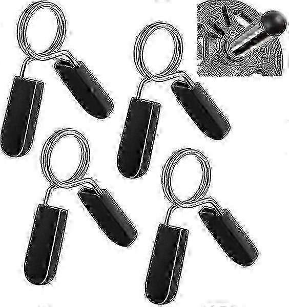 Spring Clip Collars for 1-Inch (25mm) Smooth Dumbbell Handle or Standard Weight