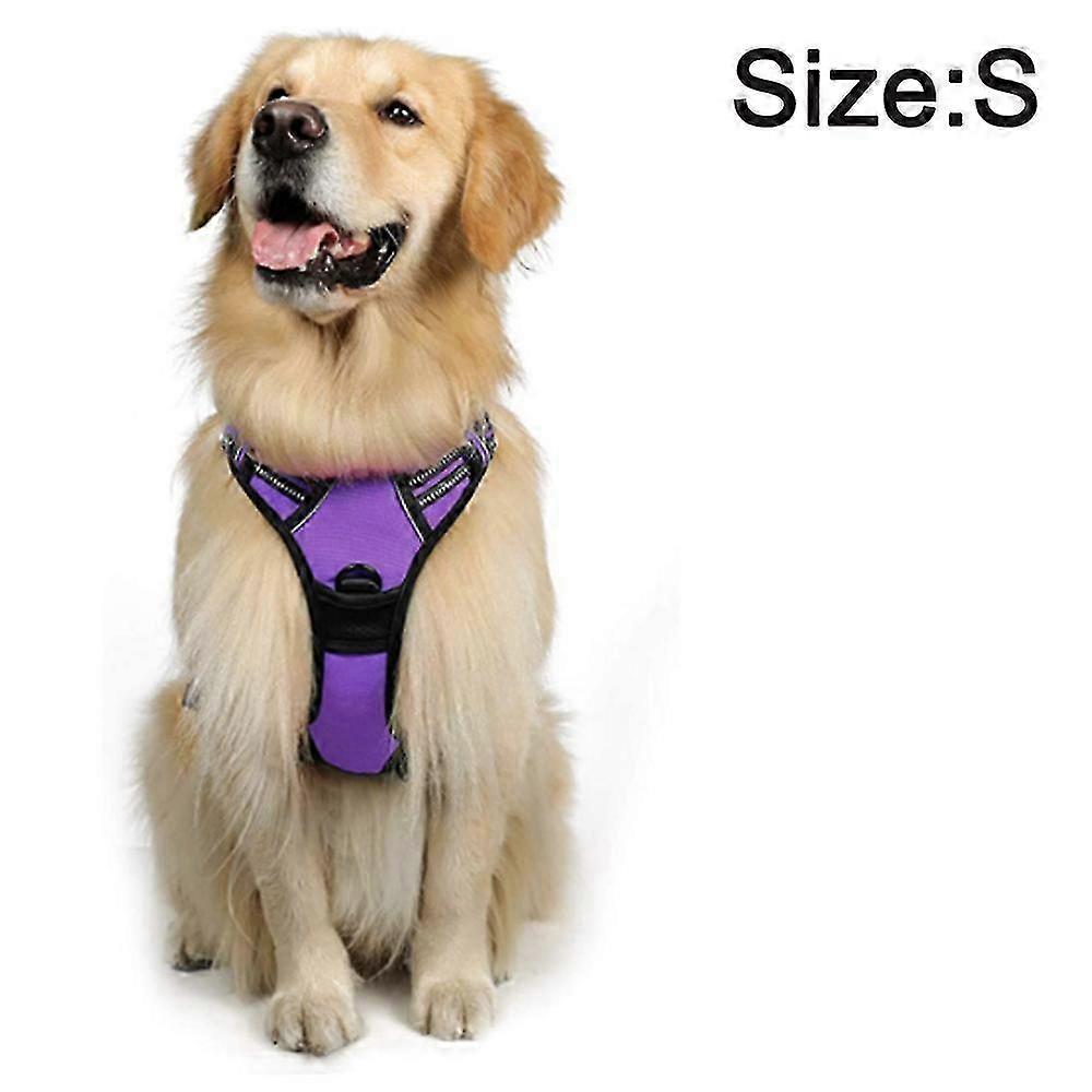 No Pull Dog Harness Front Clip Heavy Duty Reflective Easy Control Handle for small Dog Walking