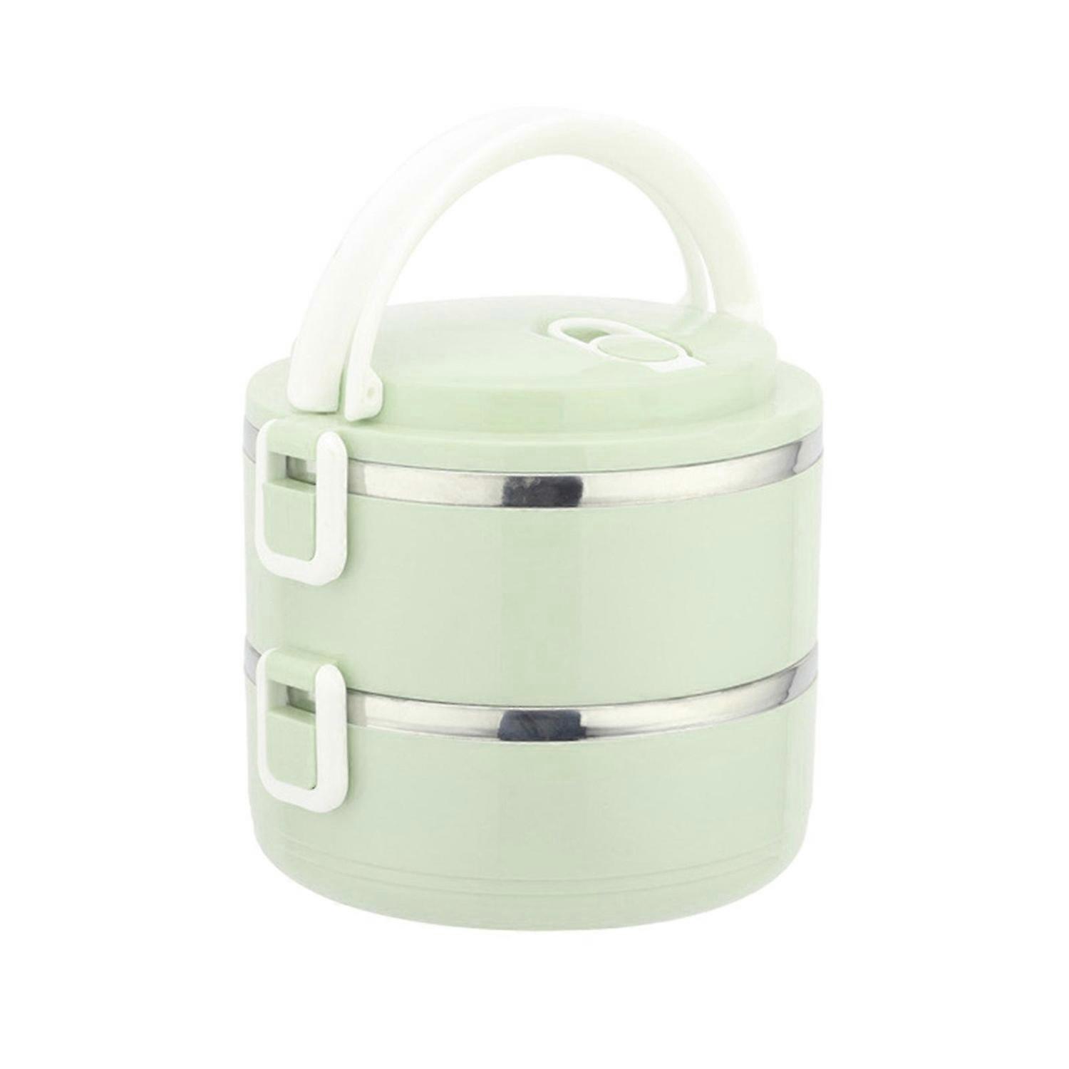 Sealing Round Lunch Box with Lids Durable Leakproof Lunch Container for Student Dormitory