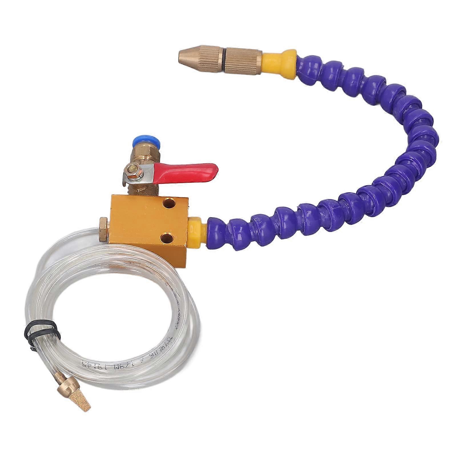 Mist Coolant Lubrication Spray System Kit For Air Pipe Cooling In Metal Cutting Engraving CNC Lathe Milling Drills