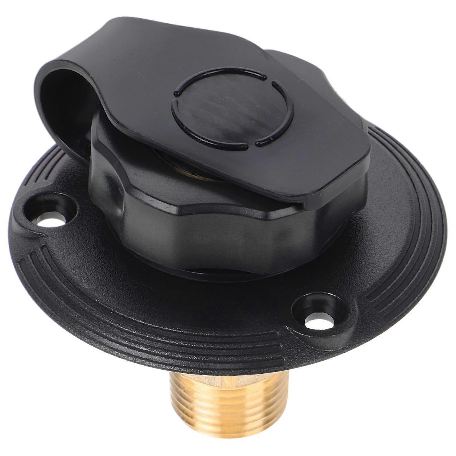 Brass Rv Water Inlet with Check Valve for Camper 5Sets Accessories