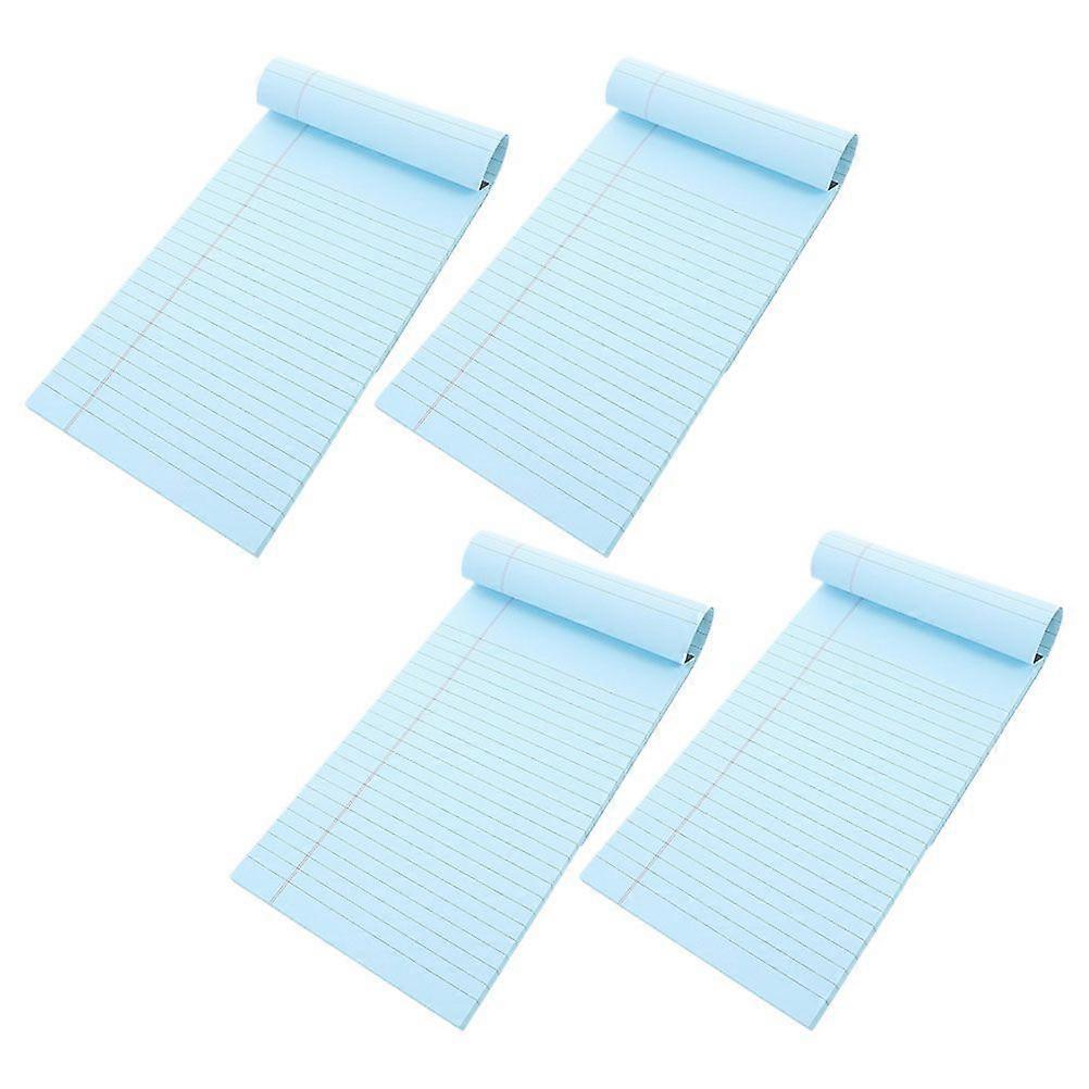 4pcs Multi-use Notebook Tearable Memo Pad Convenient Legal Pad Lined Paper Pad Legal Notepad