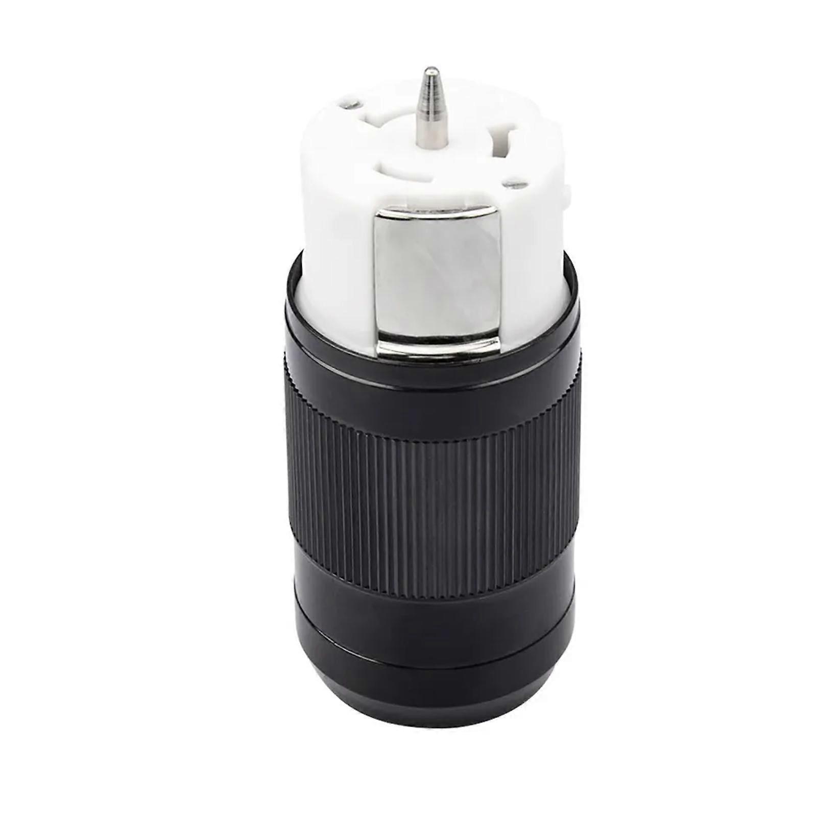 50 Amp Generator Connector Female CS6364C Industrial Grade Grounding Generator Plug 125/250 3 Pole 4 Wire for RV Backup Power