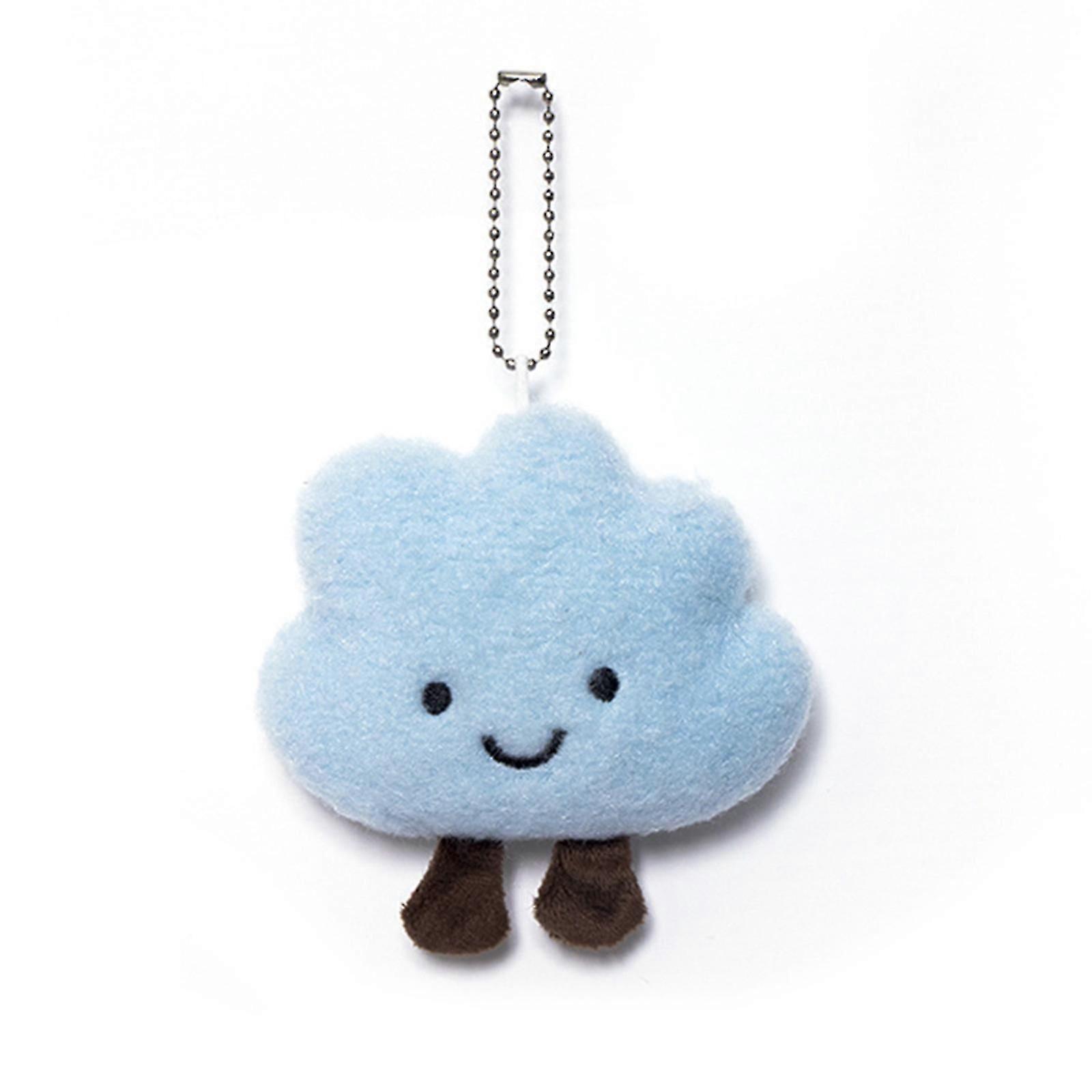 Soft Cloud Keychain Durable Craftsmanship Keyring Convenient Alloy Mobile Phone Accessory Pendant for Keys Bags Backpack