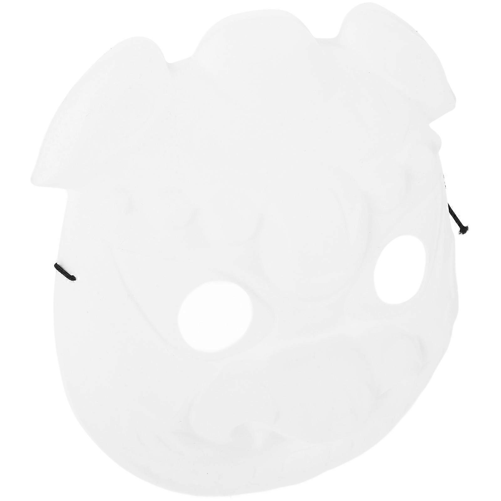 DIY Masquerade Masks Blank Pig Mask for Party 2Pcs PVC Mask
