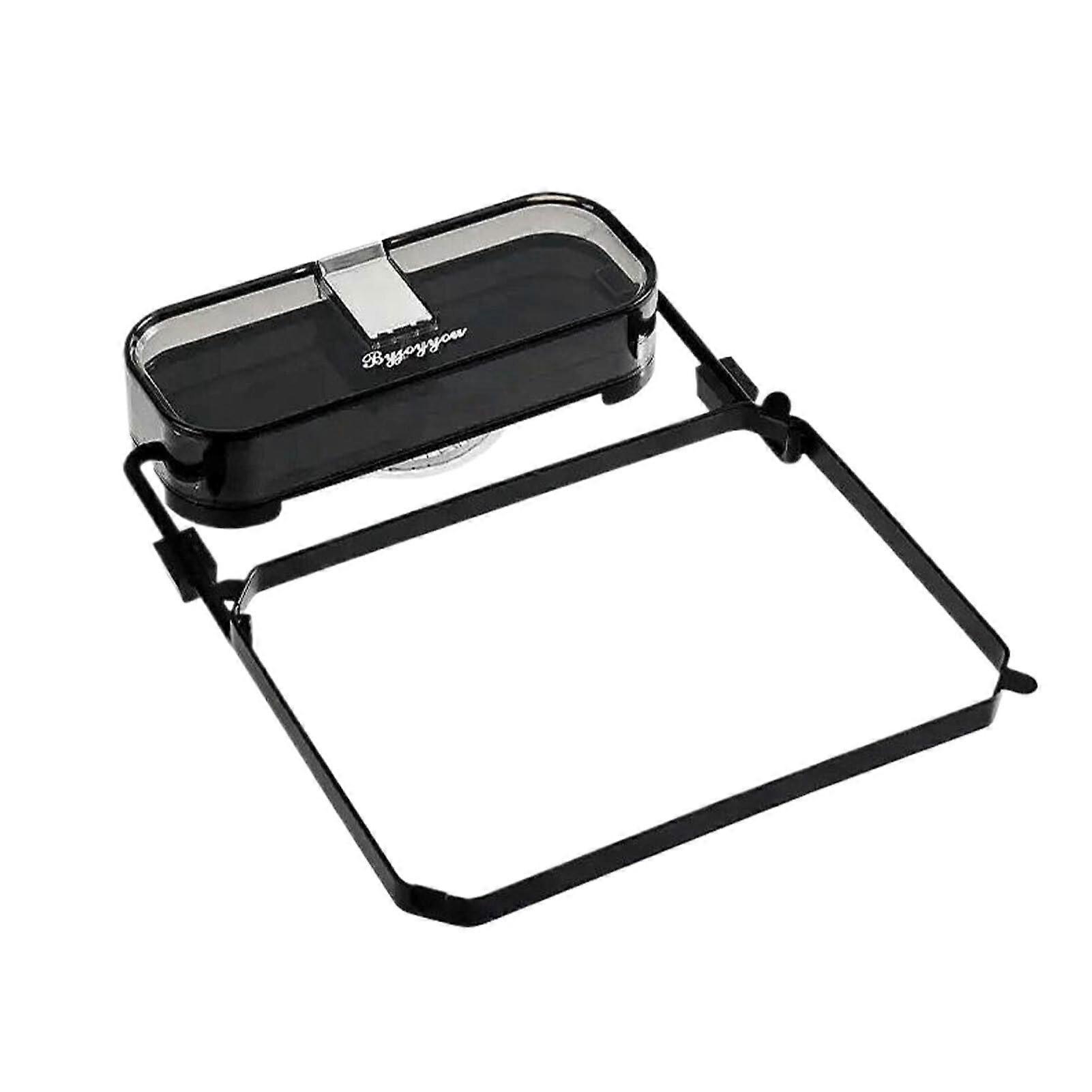 Folding Upright Garbage Drainage Rack ABS Kitchen Sink Filter Rack Black No Damage To Filter Screen Odorless