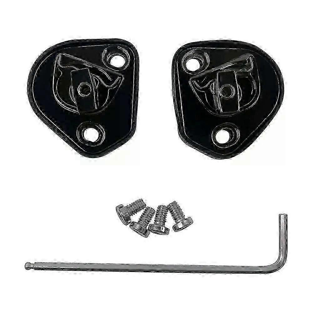 Motorcycle Helmet Accessories A Pair of Pivot Kit Base Plate with Four Screws For AGV Pista GPR GPRR Helmet Accessories