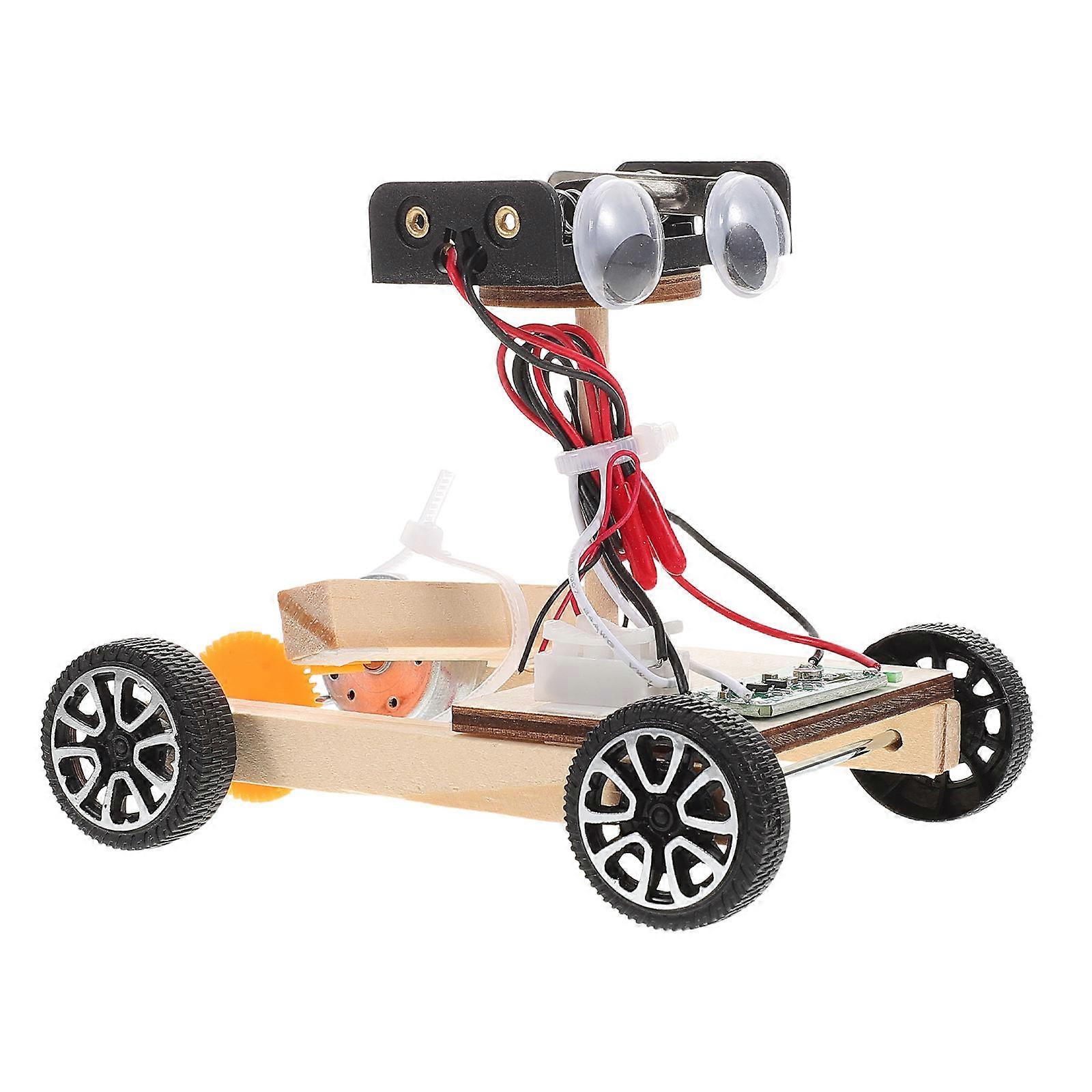 Voice Control Stem Car Toy 5Sets for Kids Science Experiment Assembly