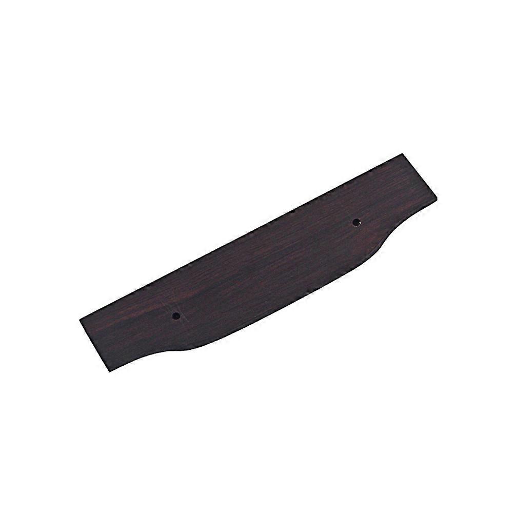 Premium Quality Ebony Acoustic Guitar Bridge Replacement Parts Designed For Guitarists With 6X1X0.3in Dimensions Perfect For Sound Production 1Set