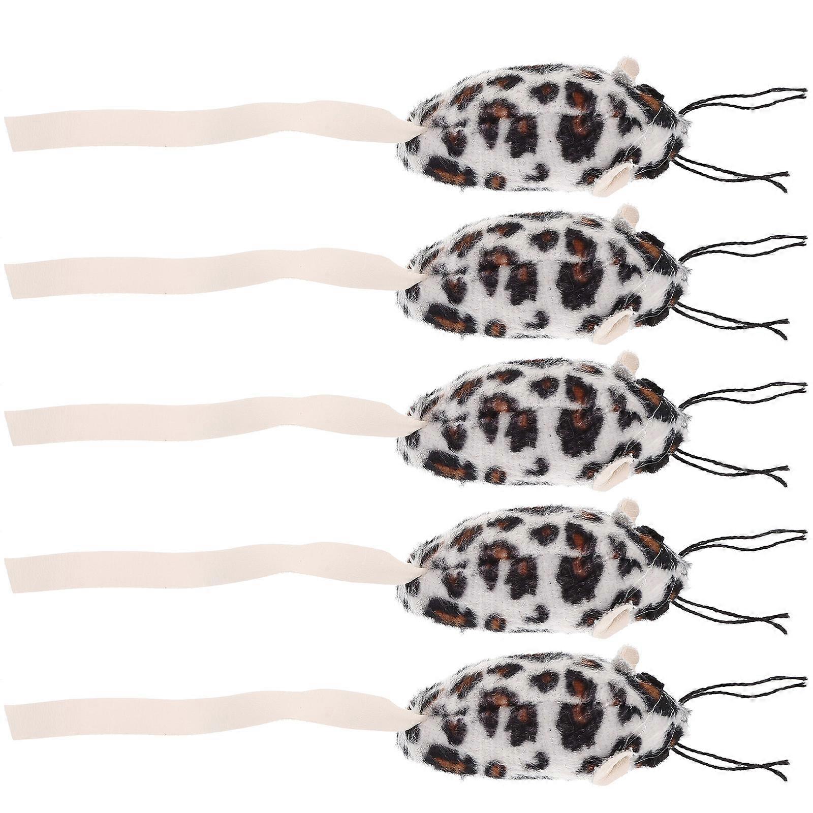 Cat Mice Toys Plush Mouse Toy for Playing 5Pcs Toys for Indoor Cats