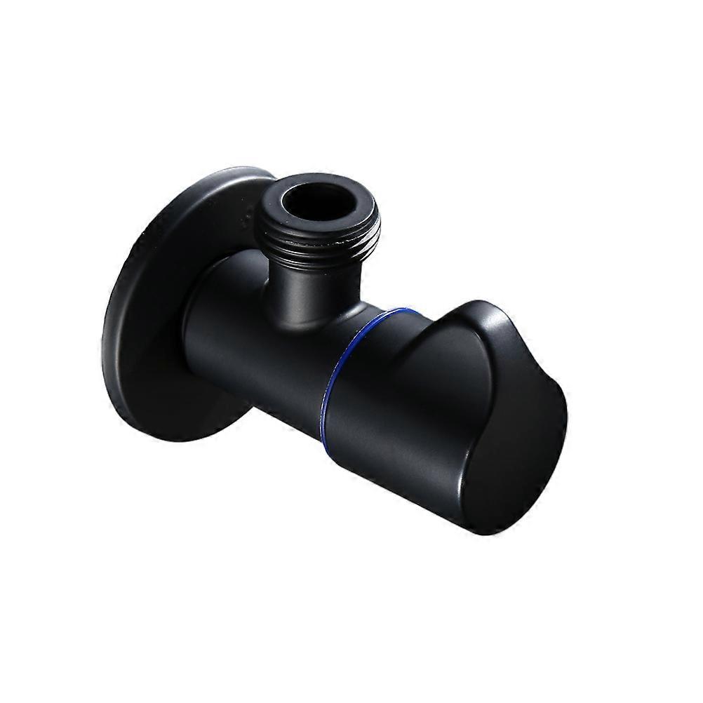 Water Pressure Reducing Controller Shower Head Shut Off Valve 3Pcs Black