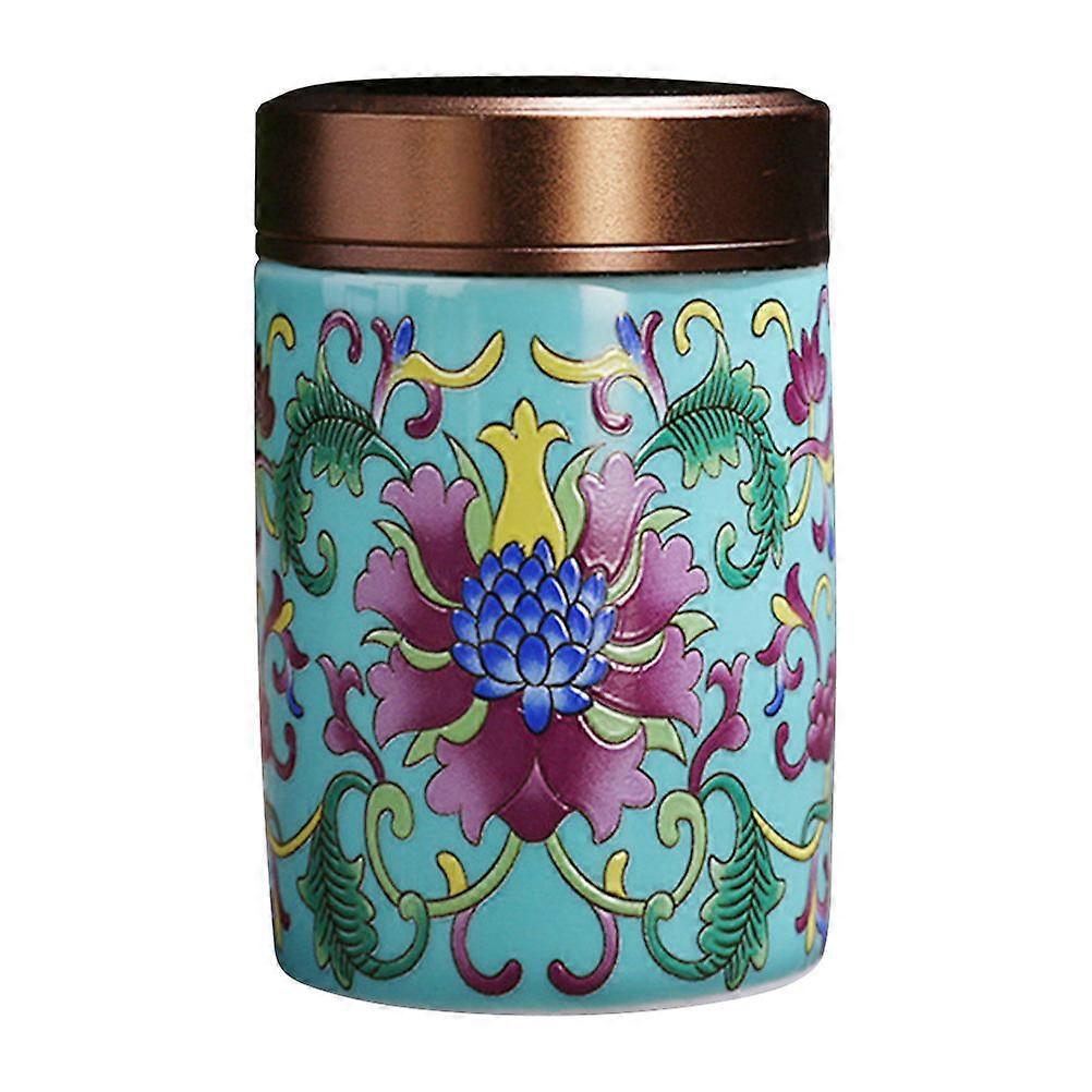 Tea Storage Container Ceramic Tea-Leaf Jar for Storage 3Pcs