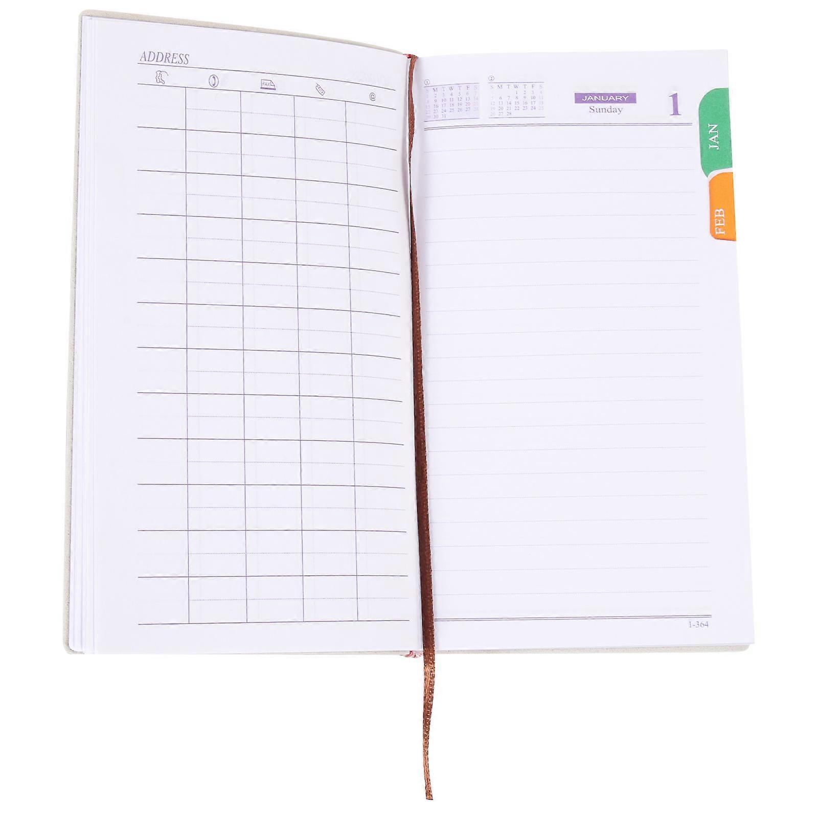 Time Management 2023 Planner A6 Planner Schedule Notepad with 2Pcs for Home Use