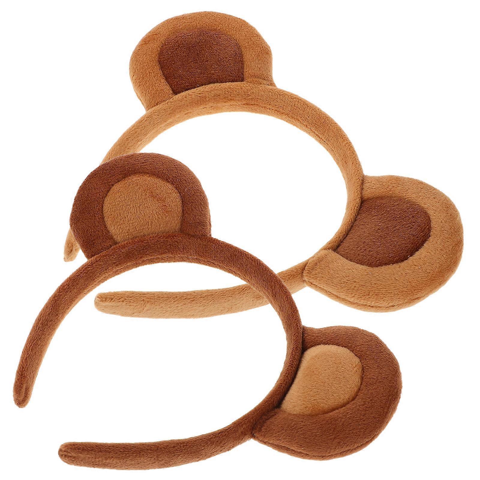 Assorted Color Monkey Ear Headbands for Skincare 6Pcs Soft Comfortable