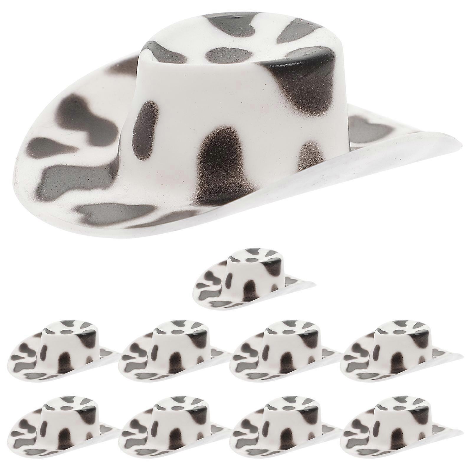 Mini Hat Toy Accessory for Playing 50Pcs Plastic Hats