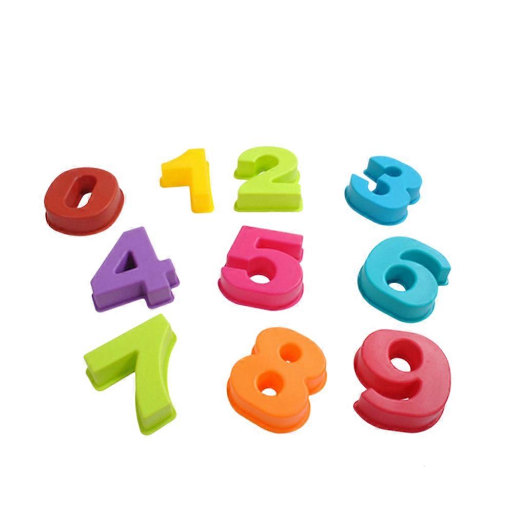 Silicone Fondant Molds Number Design for Baking Tools 20Pcs Set
