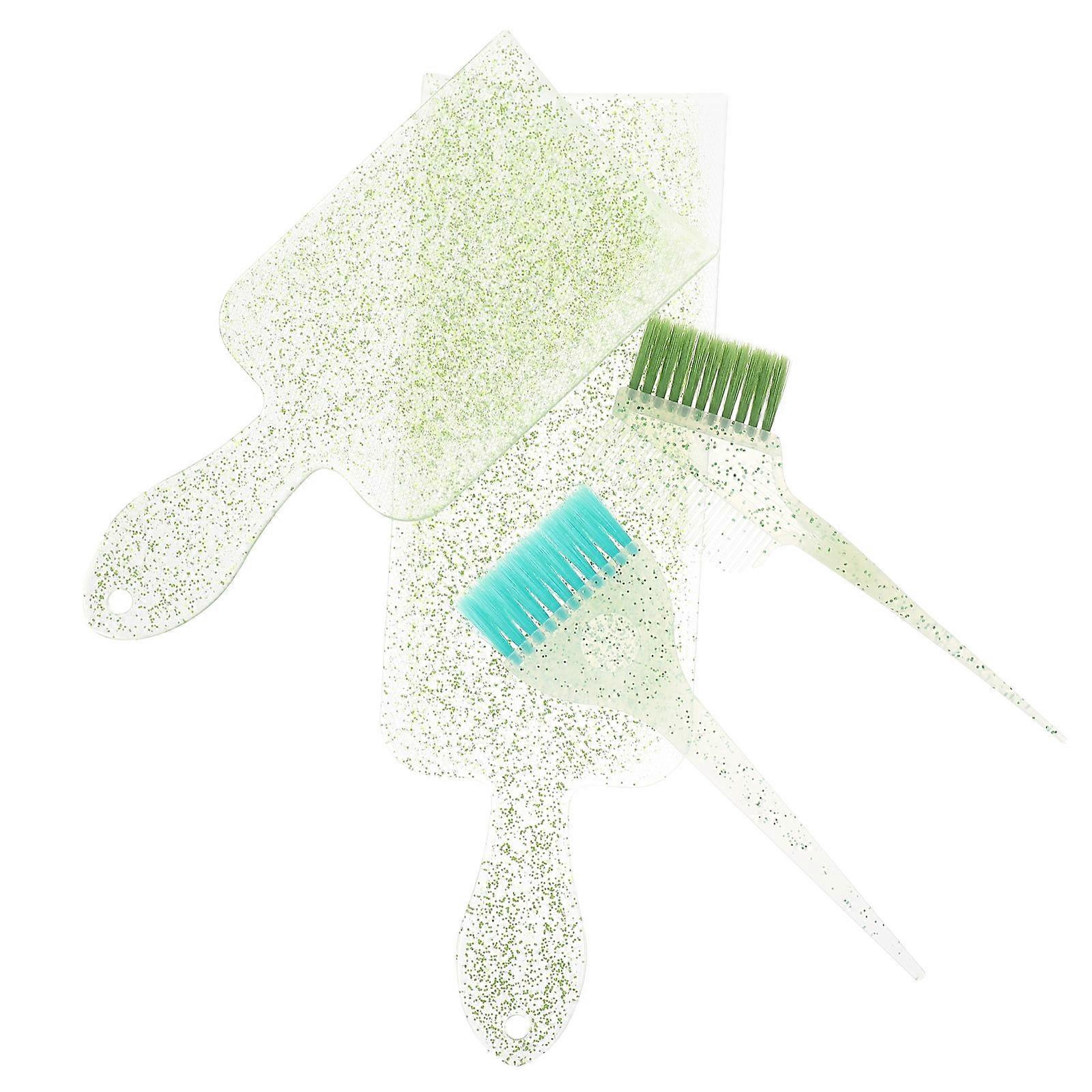 Hair Coloring Applicator with Highlighting Board for Dye Application 2Sets