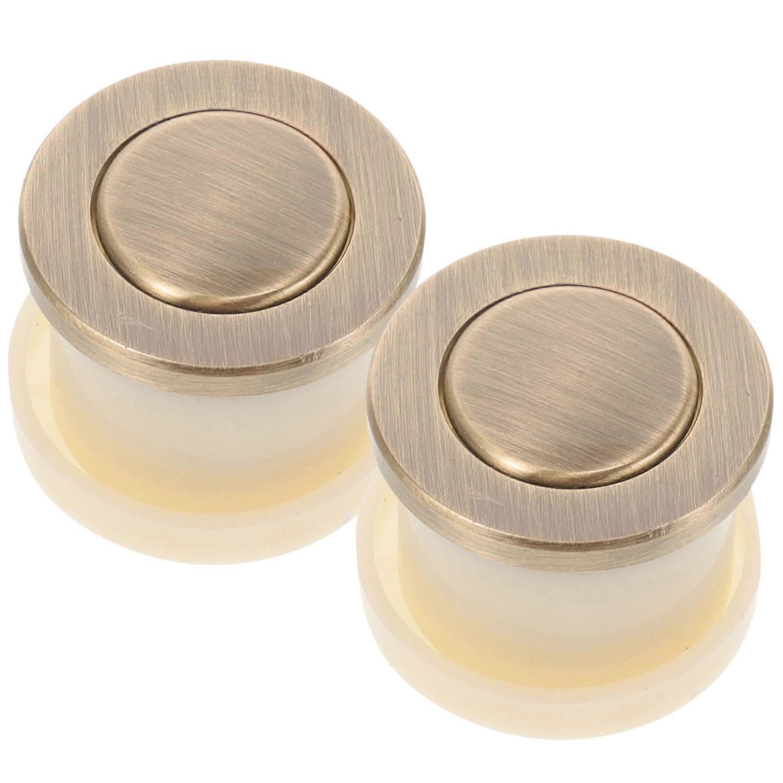 Decorative Knobs For Cabinets 2Pcs Metal Cabinet Knobs Designed For Wardrobes And Drawers Modern Look Multi Color Easy Installation