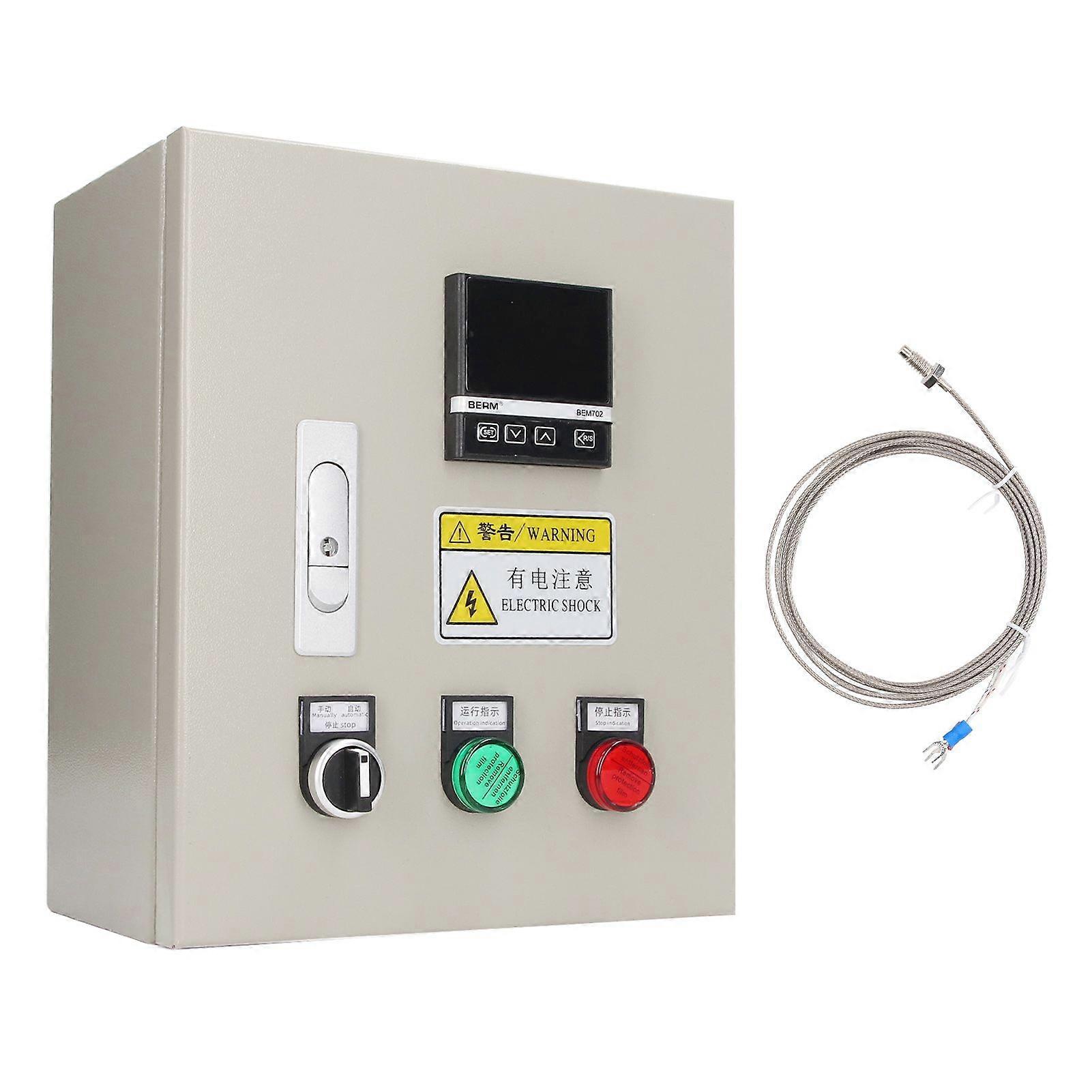 3 Phase PID Intelligent Temperature Control Box with Thermocouple Temperature Controller 380VAC 32A 15KW