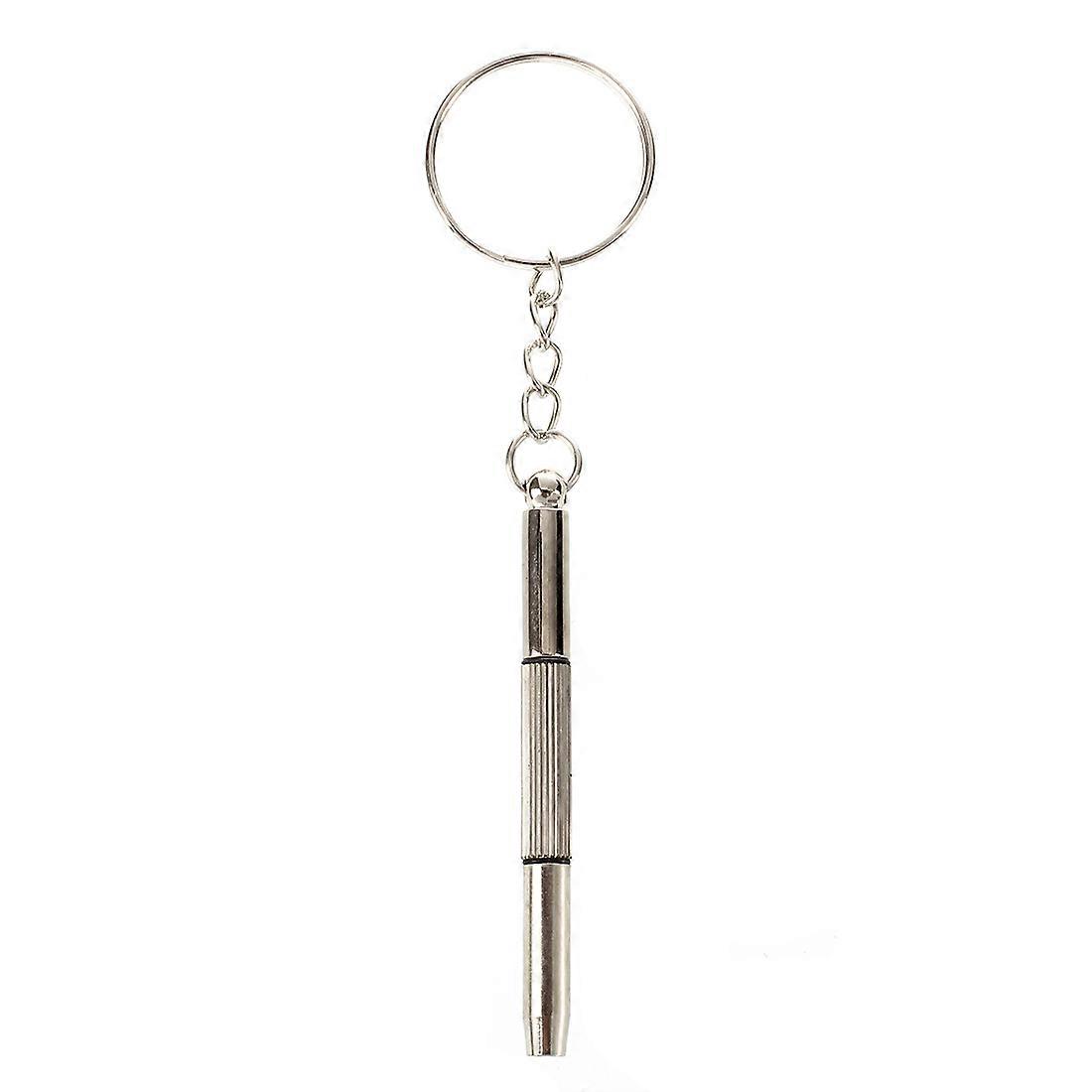 Mini screwdriver flat nut Hexagonal hollow Keychain sunglasses