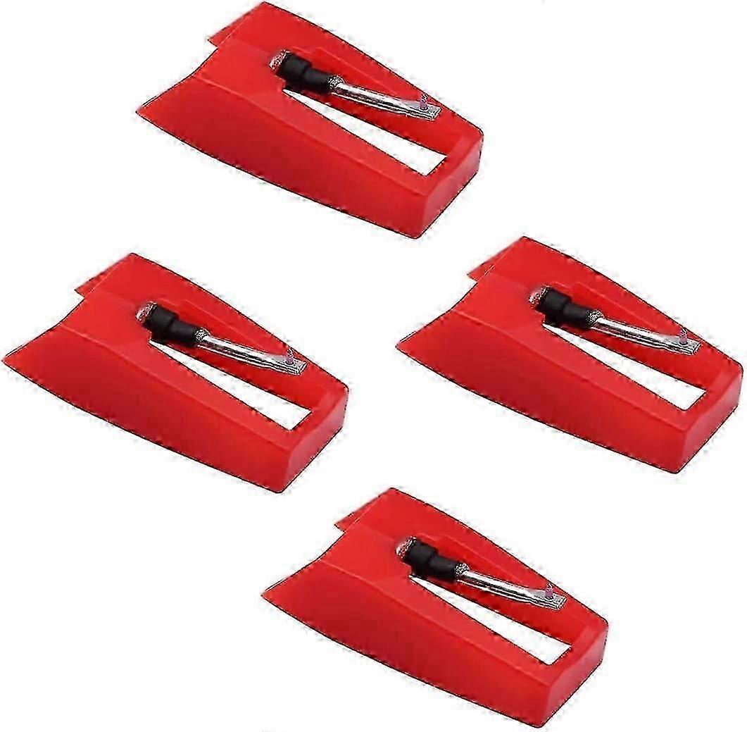 4-Pack Universal Diamond Stylus Replacement for Record Players & Turntables