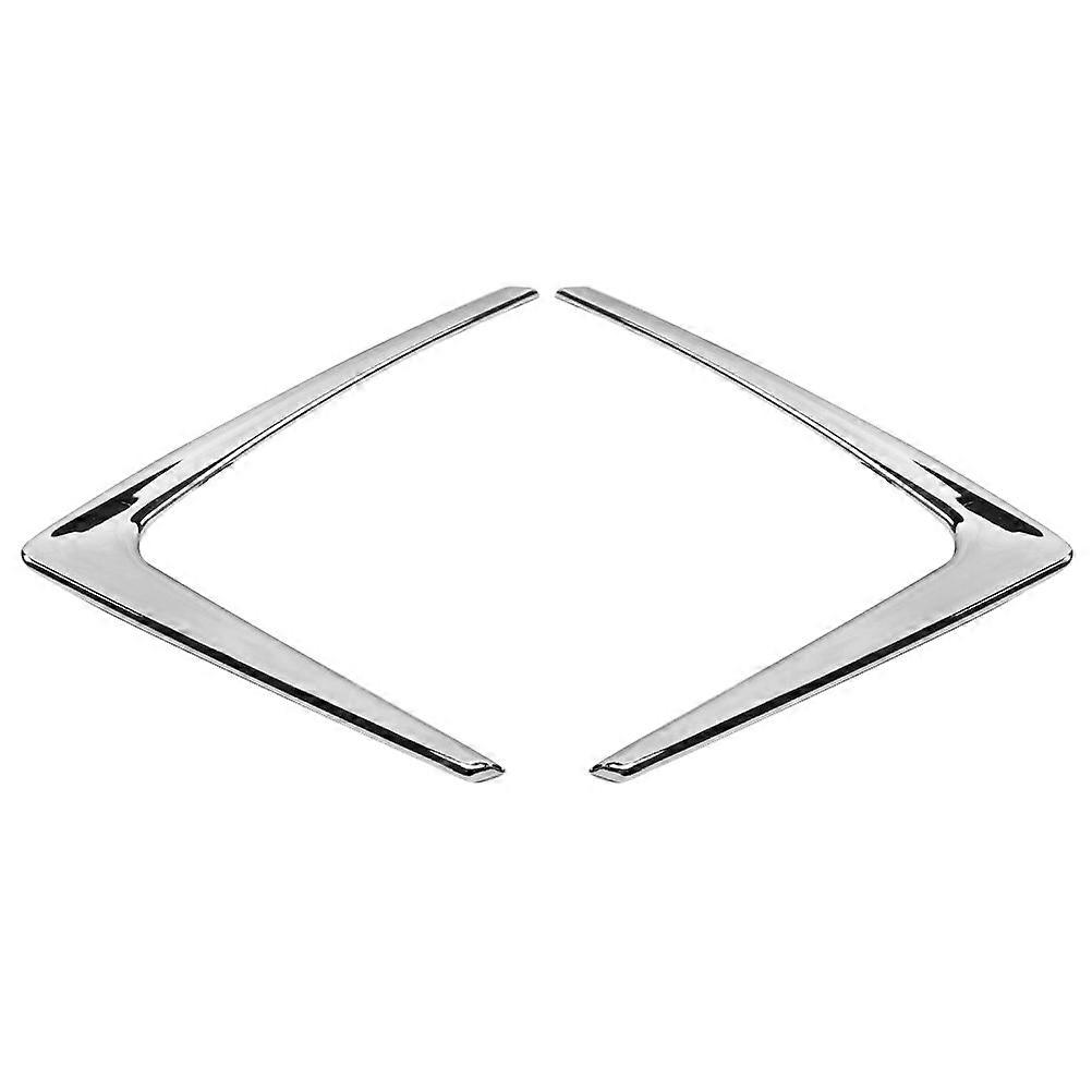 Chrome Head Light Front Lamp Triple-cornered Trim Cover