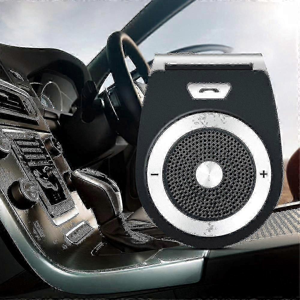 For Car Speakerphone, Auto Power On Wireless In-Car Speaker Kit - Hands-Free Calling and Audio Streaming