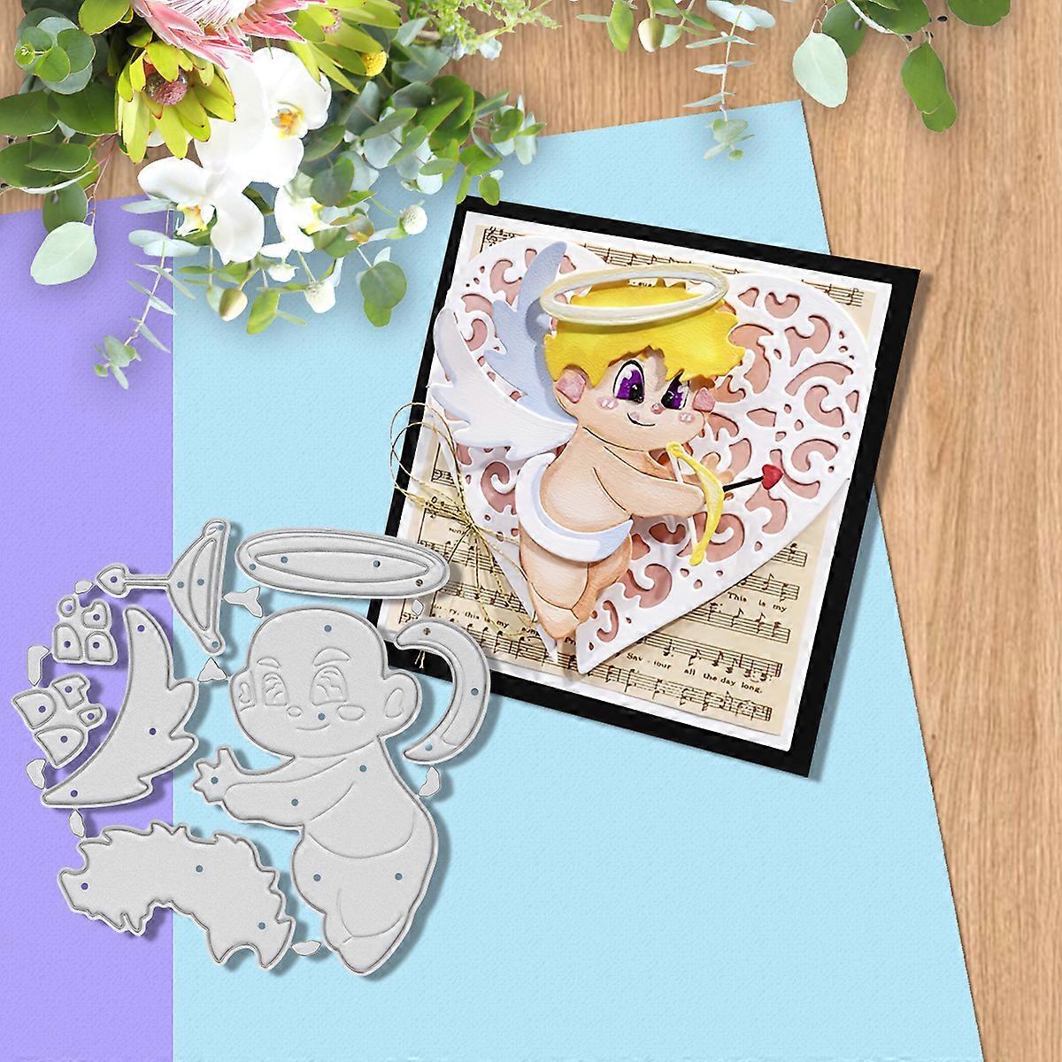 1PC Cupid Metal Cutting Dies Die-cut Crafts Stencil Tool for DlY Handmade Scrapbook Cards