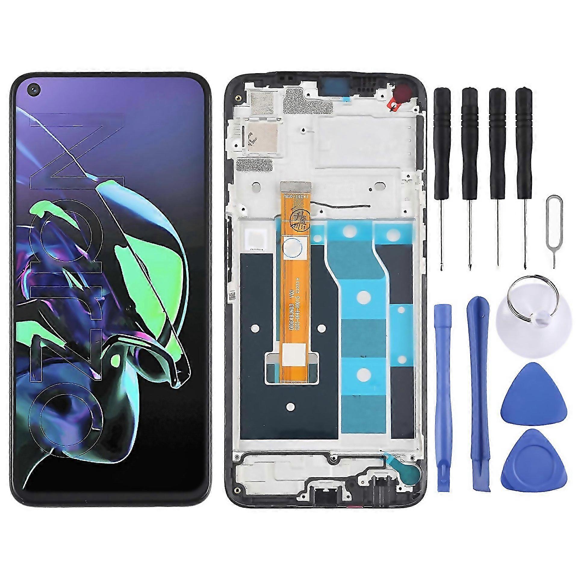 Lcd Screen And Digitizer Full Assembly With Frame  Oppo Realme Narzo