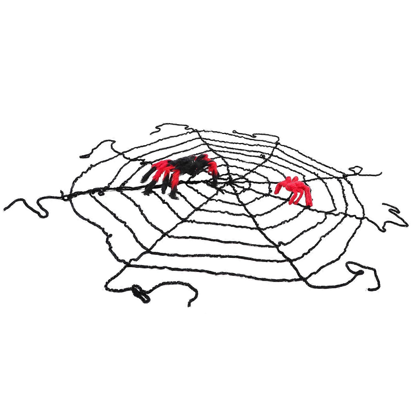 Simulation Spider Plush Halloween Spider Decor for 1Set Party Supplies